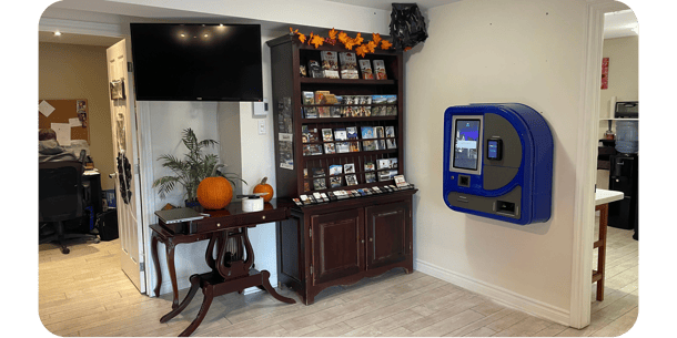 kiosk duo 1800 reception