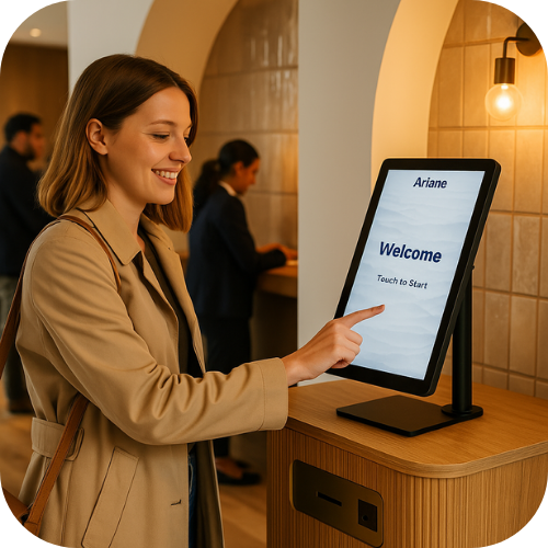 Indoor self check-in  kiosks (2)